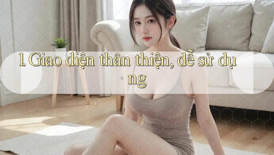 1. Giao diện thân thiện, dễ sử dụng 1. Giao diện thân thiện, dễ sử dụng