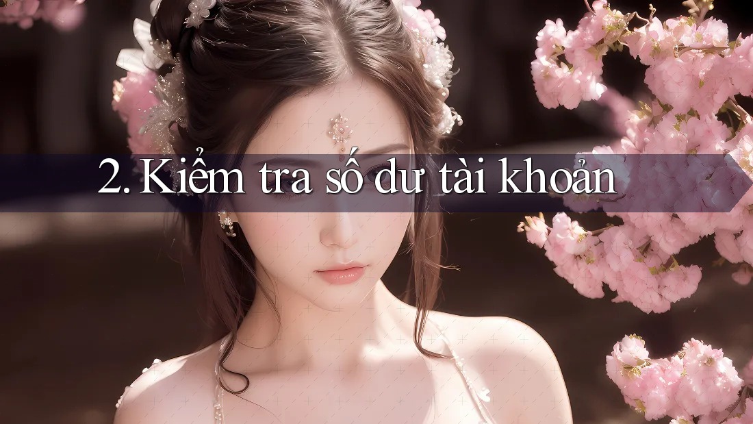 2. Kiểm Tra Số Dư Tài Khoản 2. Kiểm Tra Số Dư Tài Khoản