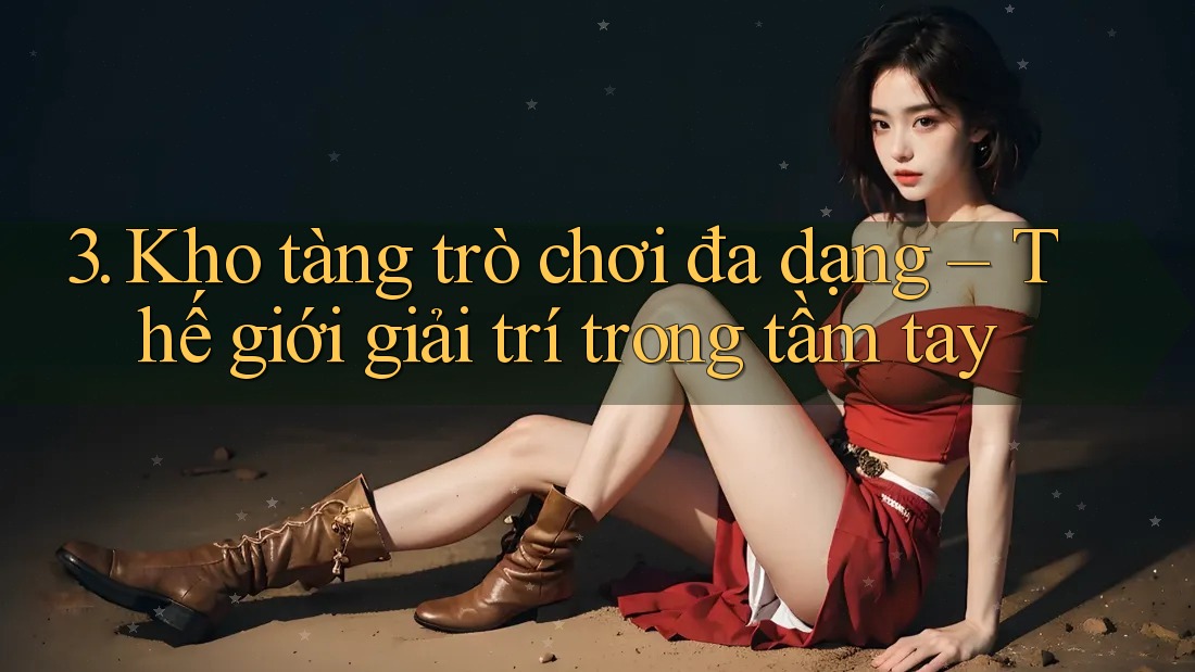 3. Kho tàng trò chơi đa dạng – Thế giới giải trí trong tầm tay 3. Kho tàng trò chơi đa dạng – Thế giới giải trí trong tầm tay