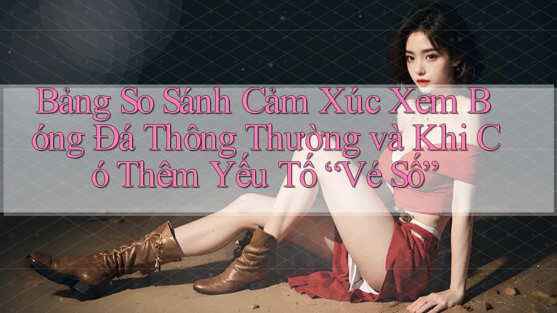 Bảng So Sánh Cảm Xúc Xem Bóng Đá Thông Thường và Khi Có Thêm Yếu Tố “Vé Số” Bảng So Sánh Cảm Xúc Xem Bóng Đá Thông Thường và Khi Có Thêm Yếu Tố “Vé Số”