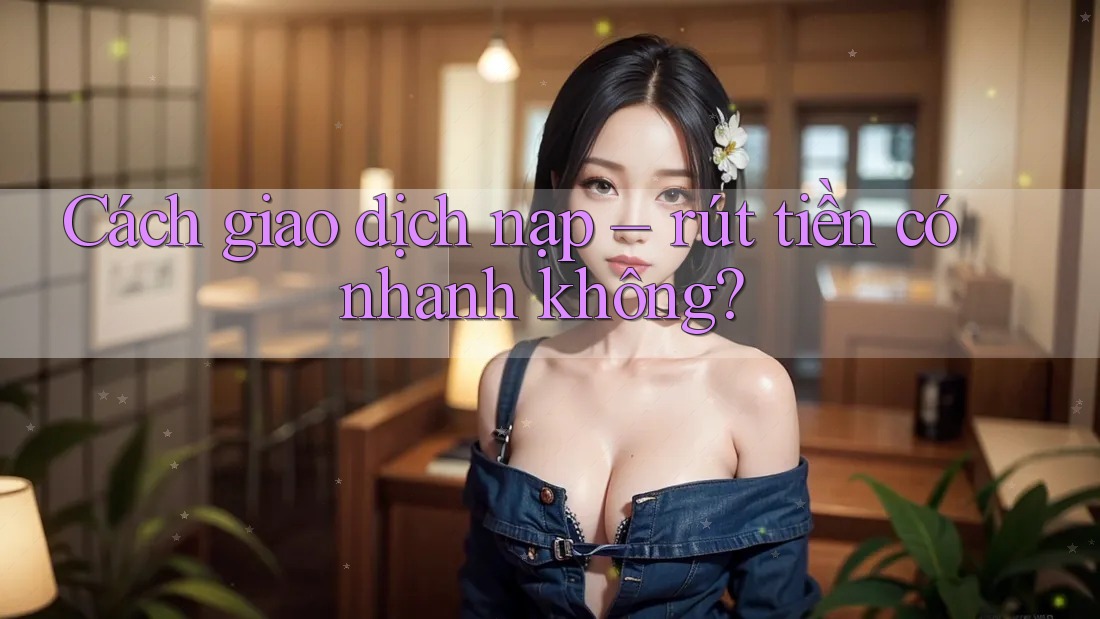 Cách giao dịch nạp – rút tiền có nhanh không? Cách giao dịch nạp – rút tiền có nhanh không?