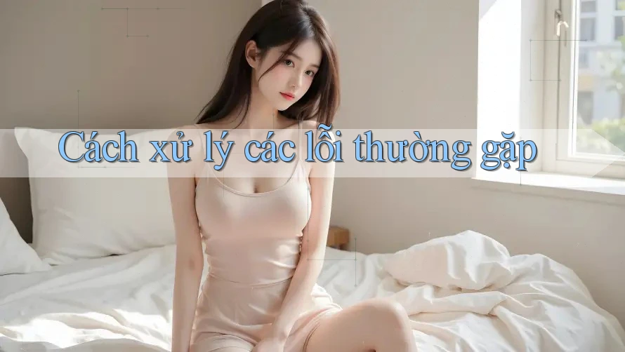 Cách xử lý các lỗi thường gặp Cách xử lý các lỗi thường gặp
