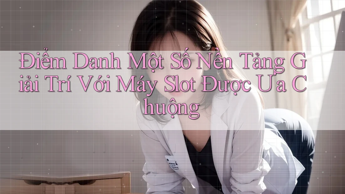 Điểm Danh Một Số Nền Tảng Giải Trí Với Máy Slot Được Ưa Chuộng Điểm Danh Một Số Nền Tảng Giải Trí Với Máy Slot Được Ưa Chuộng