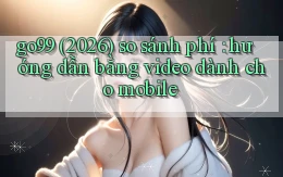 go99 (2026) so sánh phí hướng dẫn bằng video dành cho mobile