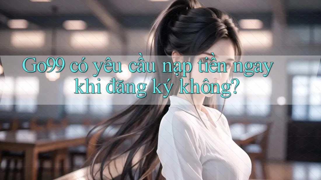 go99 có yêu cầu nạp tiền ngay khi đăng ký không? go99 có yêu cầu nạp tiền ngay khi đăng ký không?