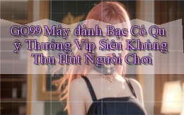 go99  máy đánh bạc có quỹ thưởng vip siêu khủng thu hút người chơi