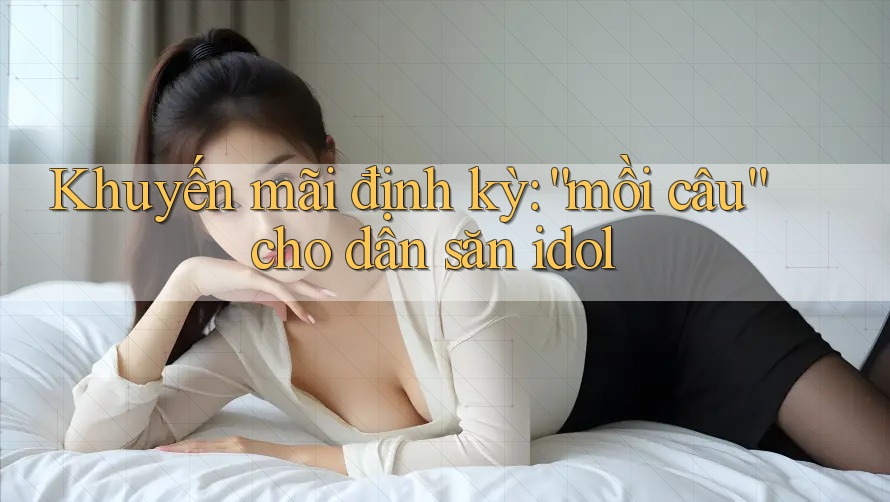 Khuyến mãi định kỳ: “mồi câu” cho dân săn idol
