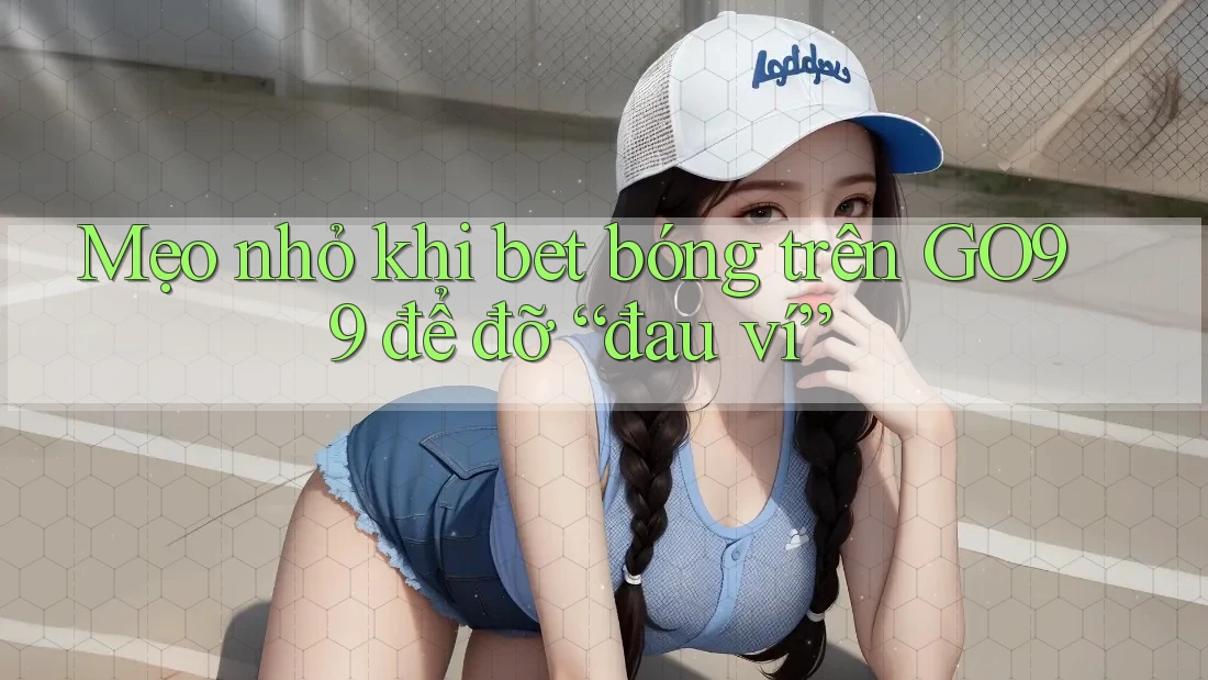 Mẹo nhỏ khi bet bóng trên GO99 để đỡ “đau ví” Mẹo nhỏ khi bet bóng trên GO99 để đỡ “đau ví”