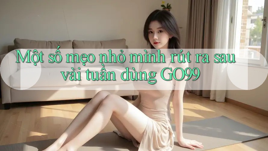 Một số mẹo nhỏ mình rút ra sau vài tuần dùng GO99