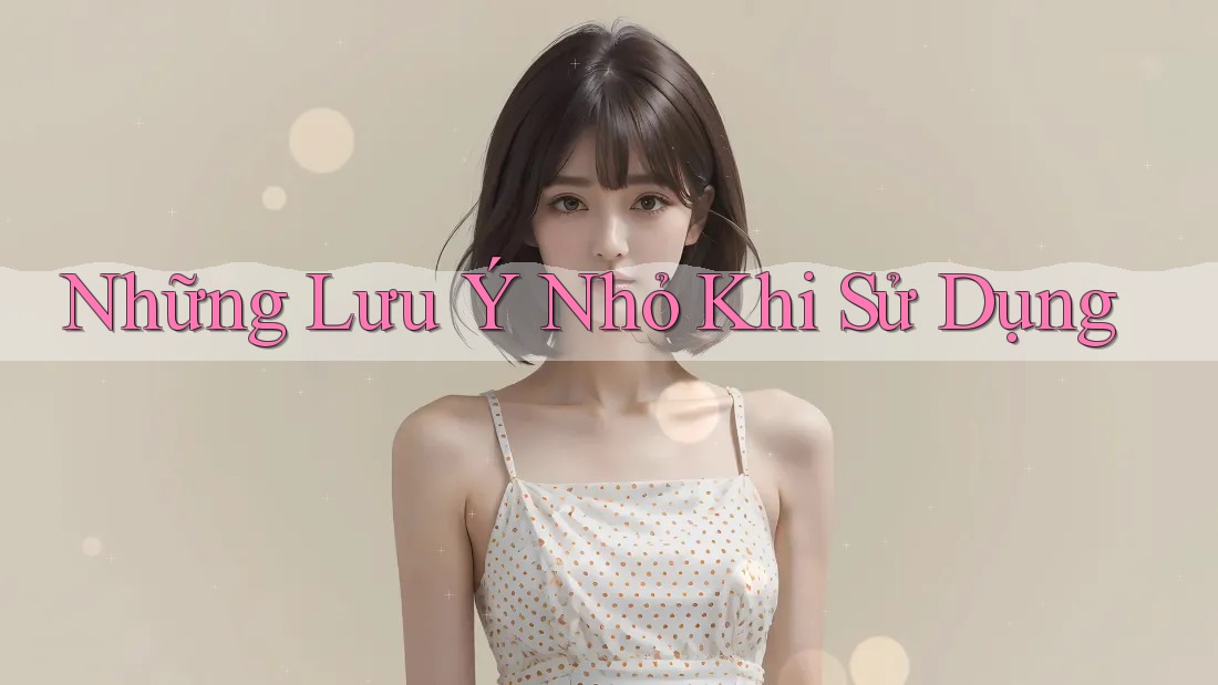 Những Lưu ý Nhỏ Khi Sử Dụng Những Lưu ý Nhỏ Khi Sử Dụng