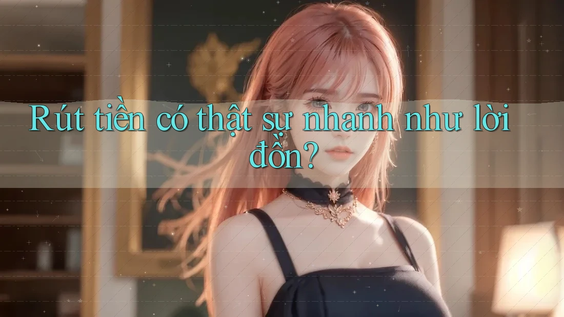 Rút tiền có thật sự nhanh như lời đồn? Rút tiền có thật sự nhanh như lời đồn?