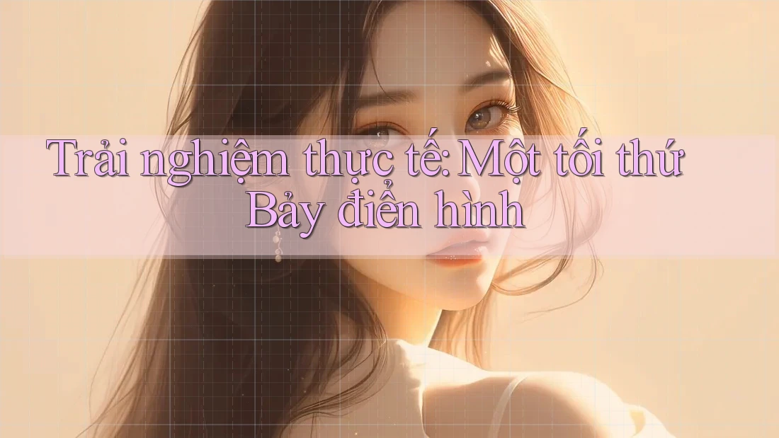 Trải nghiệm thực tế: Một tối thứ Bảy điển hình