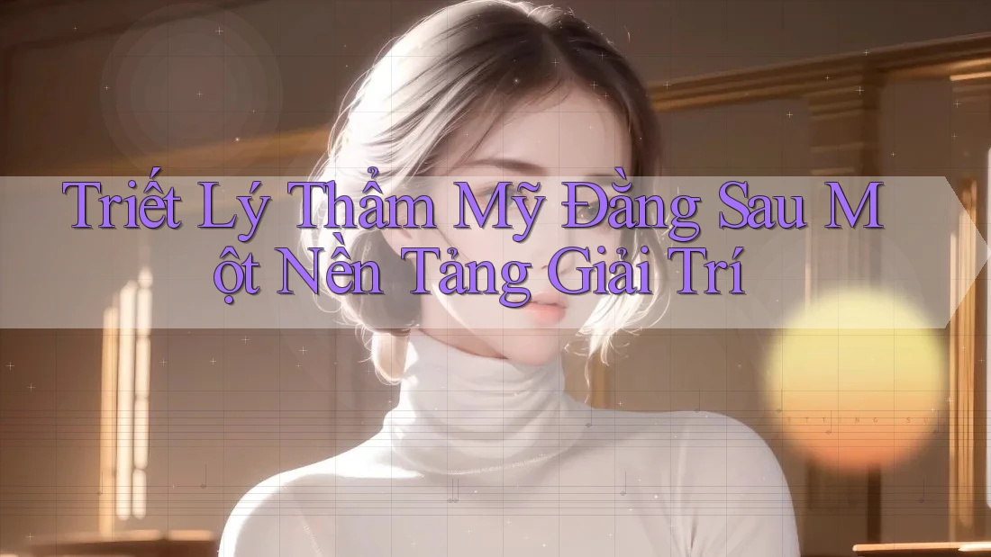 Triết Lý Thẩm Mỹ Đằng Sau Một Nền Tảng Giải Trí