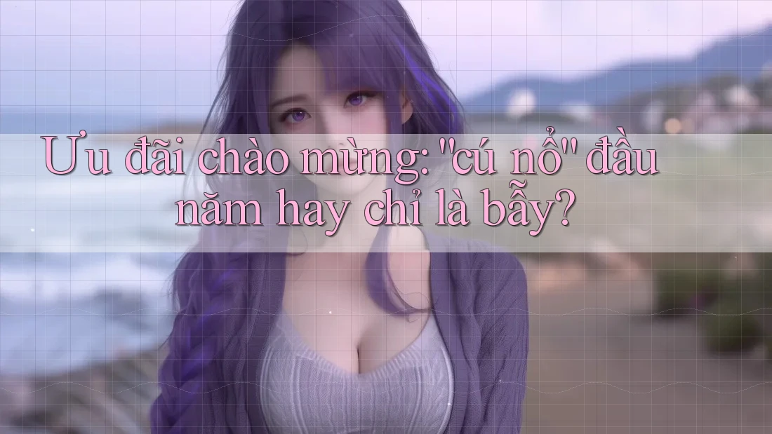 Ưu đãi chào mừng: “cú nổ” đầu năm hay chỉ là bẫy?