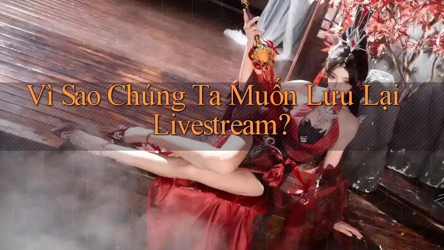 Vì Sao Chúng Ta Muốn Lưu Lại Livestream? Vì Sao Chúng Ta Muốn Lưu Lại Livestream?