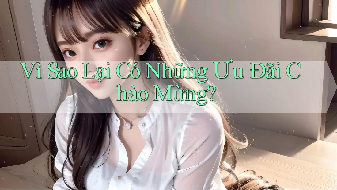 Vì Sao Lại Có Những Ưu Đãi Chào Mừng? Vì Sao Lại Có Những Ưu Đãi Chào Mừng?